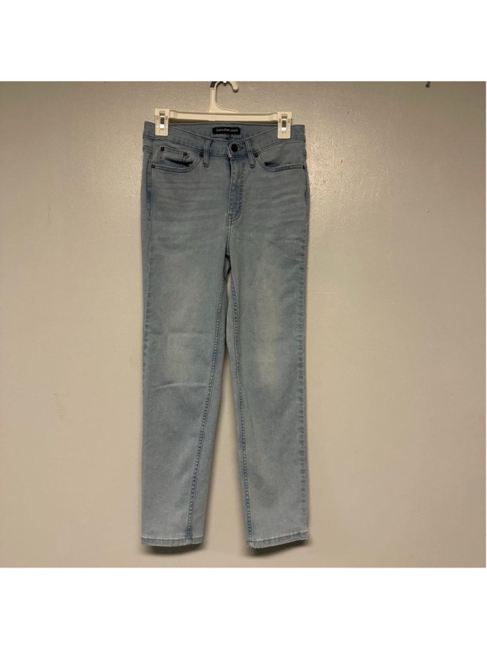 Women's Calvin Klein Jeans Light Blue straight leg Jeans Size 27 stretchy